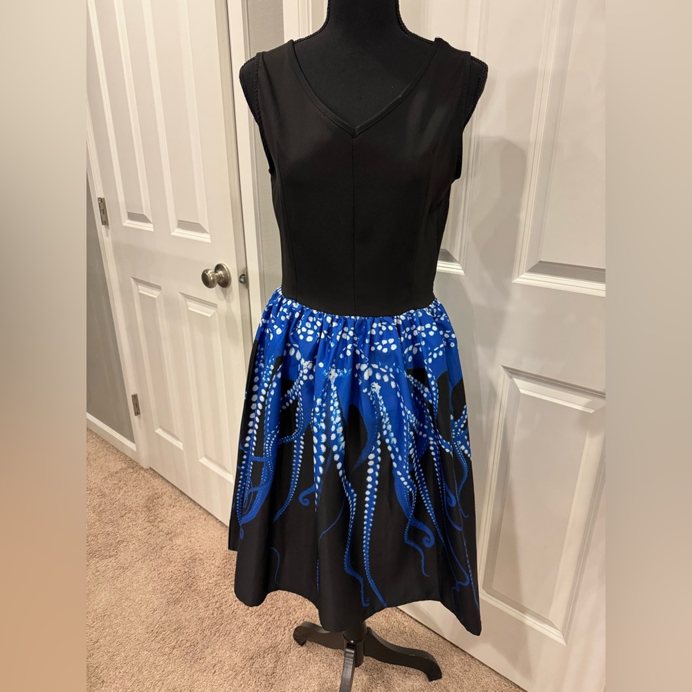 Rockabilly octopus dress- Disney bounding